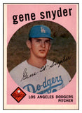 1959 Topps Baseball #522 Gene Snyder Dodgers EX-MT 525386