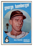 1959 Topps Baseball #529 George Bamberger Orioles EX-MT 525391