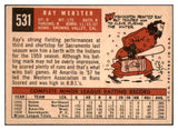 1959 Topps Baseball #531 Ray Webster Indians EX-MT 525392