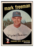 1959 Topps Baseball #532 Mark Freeman A's EX-MT 525393