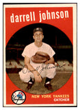 1959 Topps Baseball #533 Darrell Johnson Yankees EX-MT 525394