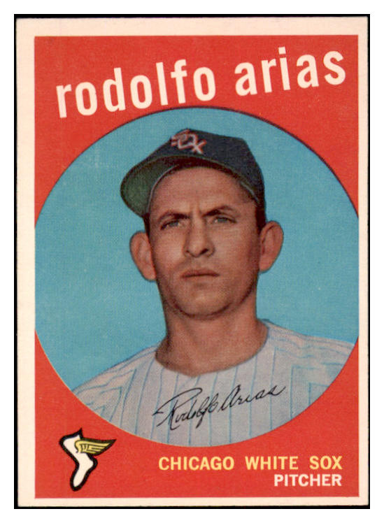 1959 Topps Baseball #537 Rodolfo Arias White Sox EX-MT 525397