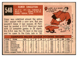 1959 Topps Baseball #548 Elmer Singleton Cubs EX-MT 525401