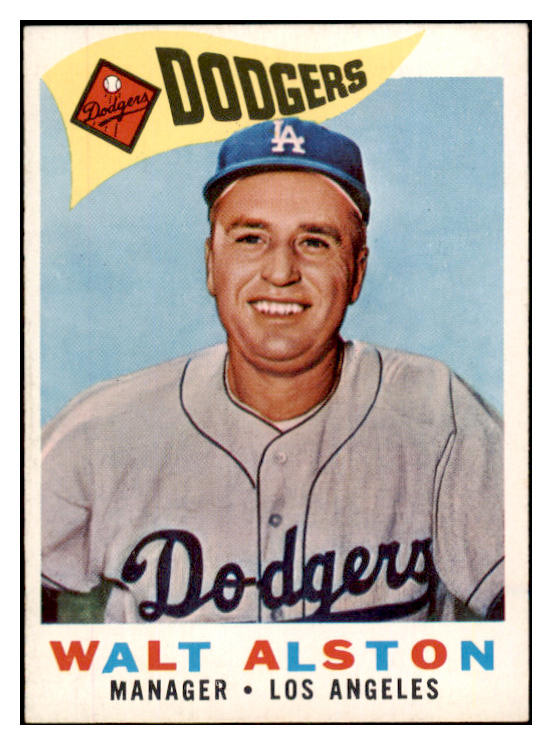 1960 Topps Baseball #212 Walt Alston Dodgers EX-MT 525402