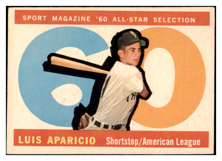 1960 Topps Baseball #559 Luis Aparicio A.S. White Sox EX-MT 525403