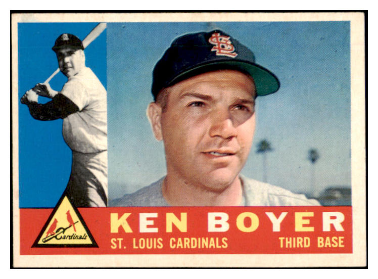 1960 Topps Baseball #485 Ken Boyer Cardinals EX-MT 525406