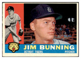 1960 Topps Baseball #502 Jim Bunning Tigers EX-MT 525407