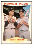 1960 Topps Baseball #260 Rocky Colavito Tito Francona EX-MT 525408