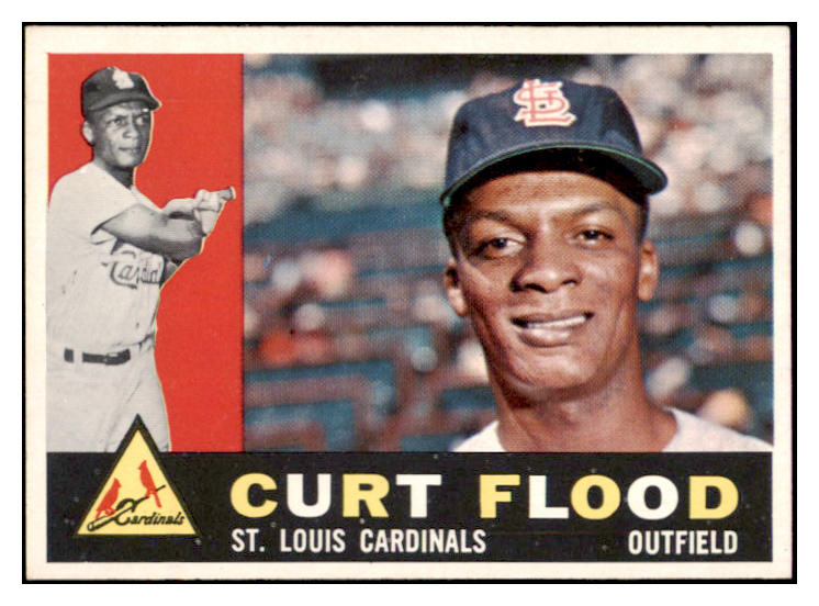 1960 Topps Baseball #275 Curt Flood Cardinals EX-MT 525410