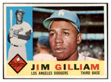 1960 Topps Baseball #255 Jim Gilliam Dodgers EX-MT 525414