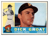 1960 Topps Baseball #258 Dick Groat Pirates EX-MT 525415