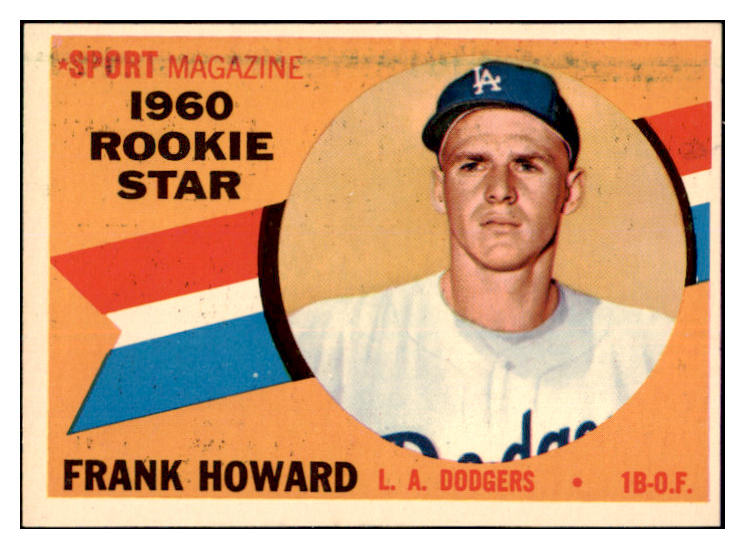 1960 Topps Baseball #132 Frank Howard Dodgers EX-MT 525417