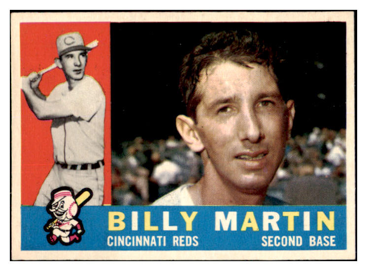 1960 Topps Baseball #173 Billy Martin Reds EX-MT 525420