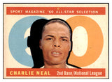 1960 Topps Baseball #556 Charlie Neal A.S. Dodgers EX-MT 525423