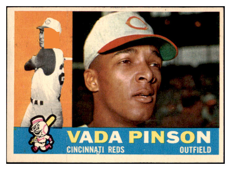 1960 Topps Baseball #176 Vada Pinson Reds EX-MT 525425