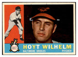 1960 Topps Baseball #395 Hoyt Wilhelm Orioles EX-MT 525430