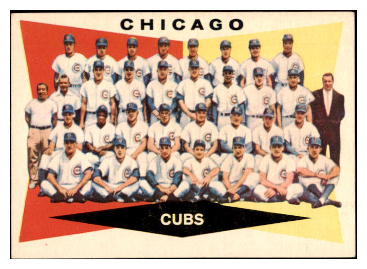 1960 Topps Baseball #513 Chicago Cubs Team EX-MT 525432