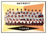 1960 Topps Baseball #072 Detroit Tigers Team EX-MT 525434