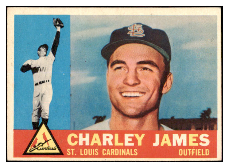 1960 Topps Baseball #517 Charley James Cardinals EX-MT 525439