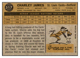 1960 Topps Baseball #517 Charley James Cardinals EX-MT 525439