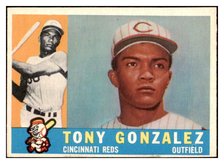 1960 Topps Baseball #518 Tony Gonzalez Reds EX-MT 525440