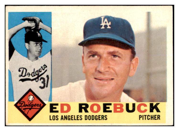 1960 Topps Baseball #519 Ed Roebuck Dodgers EX-MT 525441