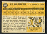 1960 Topps Baseball #519 Ed Roebuck Dodgers EX-MT 525442