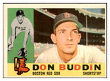 1960 Topps Baseball #520 Don Buddin Red Sox EX-MT 525444