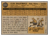 1960 Topps Baseball #523 Clay Dalrymple Phillies EX-MT 525445