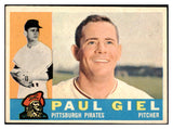 1960 Topps Baseball #526 Paul Giel Pirates EX-MT 525448