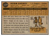 1960 Topps Baseball #529 Norm Sherry Dodgers EX-MT 525450