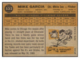 1960 Topps Baseball #532 Mike Garcia White Sox EX-MT 525454