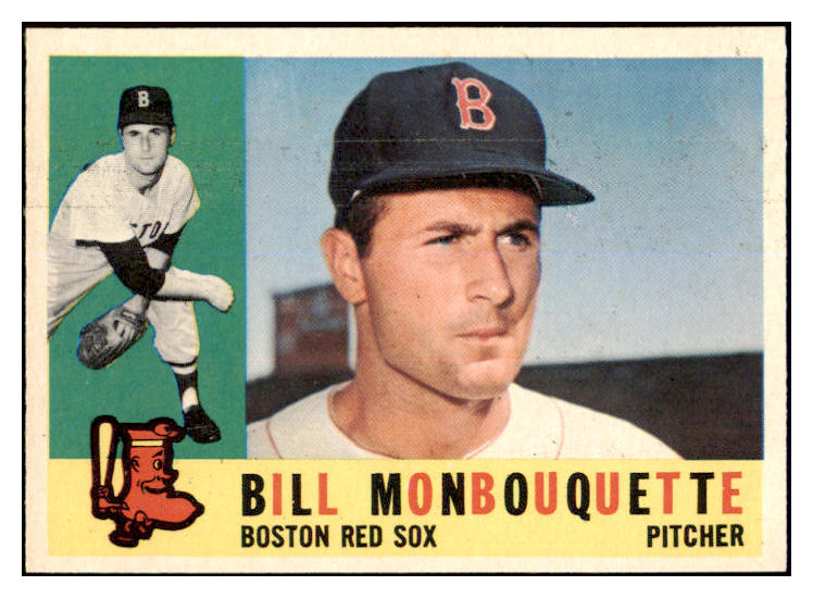 1960 Topps Baseball #544 Bill Monbouquette Red Sox EX-MT 525459