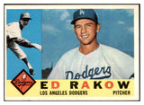 1960 Topps Baseball #551 Ed Rakow Dodgers EX-MT 525463