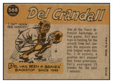 1960 Topps Baseball #568 Del Crandall A.S. Braves EX-MT 525467