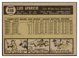 1961 Topps Baseball #440 Luis Aparicio White Sox EX-MT 525472
