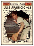 1961 Topps Baseball #574 Luis Aparicio A.S. White Sox EX-MT 525473