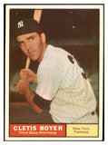 1961 Topps Baseball #019 Clete Boyer Yankees EX-MT 525475