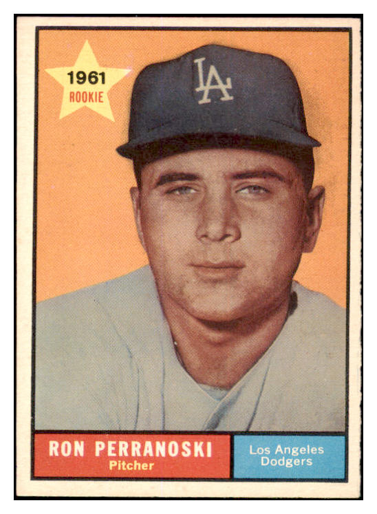 1961 Topps Baseball #525 Ron Perranoski Dodgers EX-MT 525493