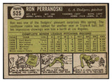 1961 Topps Baseball #525 Ron Perranoski Dodgers EX-MT 525493