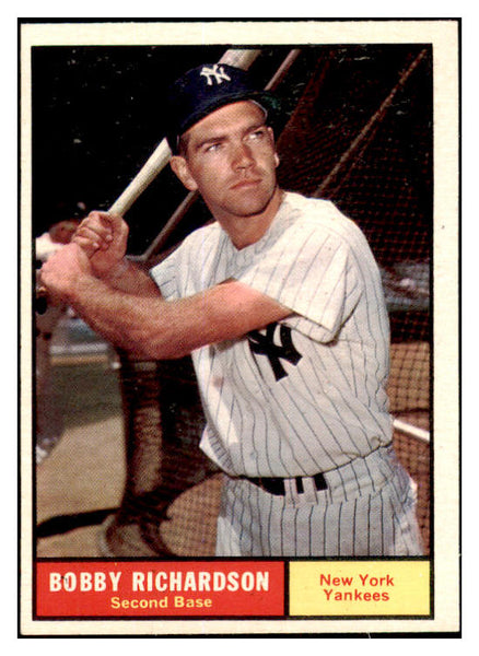 1961 Topps Baseball #180 Bobby Richardson Yankees EX-MT 525498