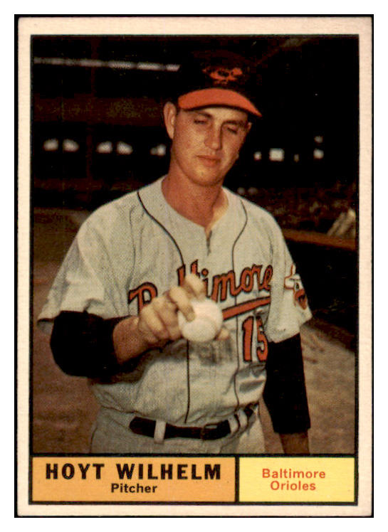 1961 Topps Baseball #545 Hoyt Wilhelm Orioles EX-MT 525503