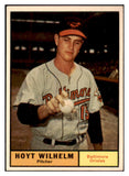 1961 Topps Baseball #545 Hoyt Wilhelm Orioles EX-MT 525503