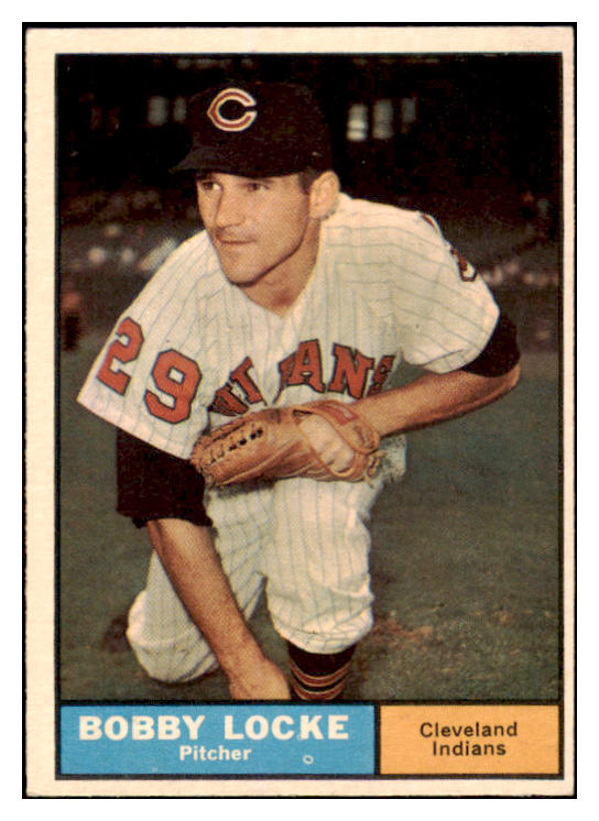 1961 Topps Baseball #537 Bobby Locke Indians EX-MT 525517