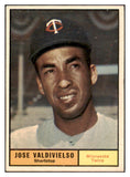 1961 Topps Baseball #557 Jose Valdivielso Twins EX-MT 525521