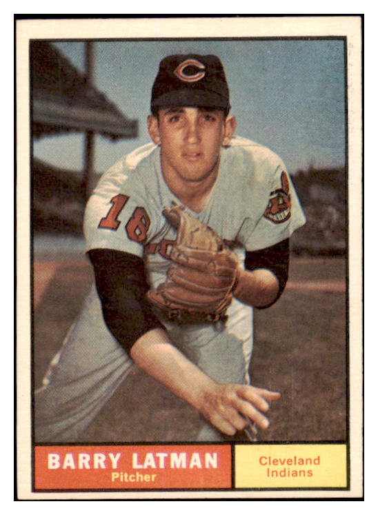 1961 Topps Baseball #560 Barry Latman Indians EX-MT 525523