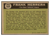 1961 Topps Baseball #569 Frank Herrera A.S. Phillies EX-MT 525525