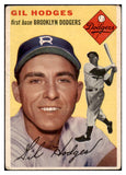 1954 Topps Baseball #102 Gil Hodges Dodgers GD-VG 525538