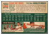 1954 Topps Baseball #102 Gil Hodges Dodgers GD-VG 525538