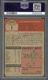 1953 Topps Baseball #001 Jackie Robinson Dodgers PSA 2 GD 525555